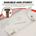 thumbnail image 2 of ZHIMAO Universal Toilet For Seat Hinge Bolt Screw Nut Set in Rust Resistant Plastic, 2 of 9