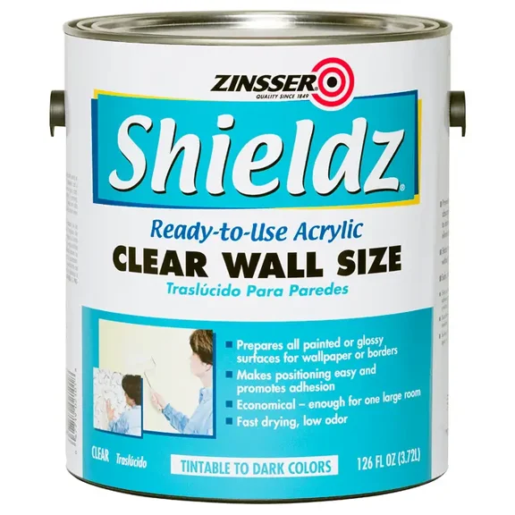 1 gal Zinsser 2101 Clear Shieldz Water-Based Acrylic Wallpaper Primer