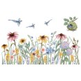 thumbnail image 5 of 1 pegatina de pared para jardín, flores, pájaros, calcomanía de pared para dormitorio, sala de estar, decoración de pared de habitación para niños JAMW Sencillez, 5 of 5