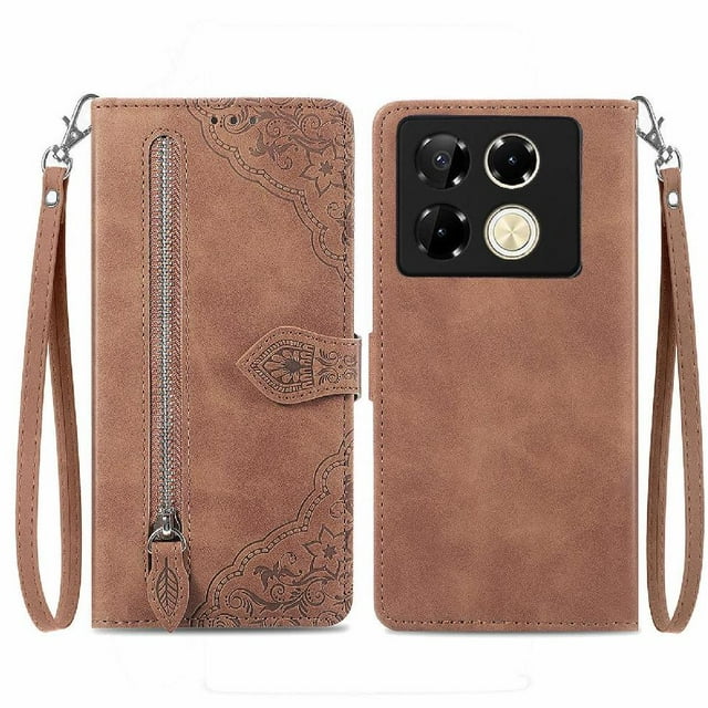 Funda billetera anti-golpes para GANGXUN infinix Note 40 Pro 4G , ideal para día a día y trabajo