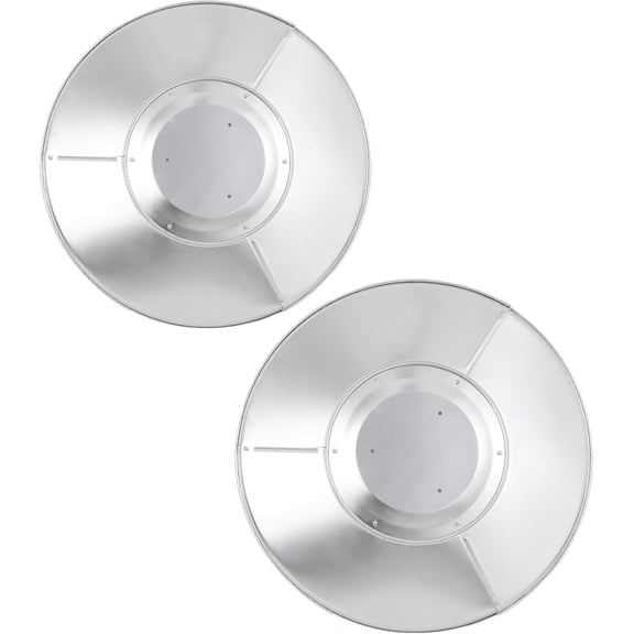 NCZH Patio Heater Reflector Shield, Aluminum Heat Reflector Shield Top for Propane Outdoor Heaters TWO PACK