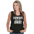 thumbnail image 4 of Cowboy Take Me Away Country Music Womens Plus Size Graphic Tank Top Brisco Brands 2X, 4 of 5