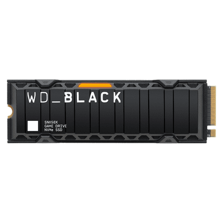 WD_BLACK 2TB SN850X NVMe SSD, Internal Gaming Solid State Drive with Heatsink - WDS200T2XHE-00BCA0