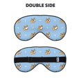thumbnail image 2 of Naloa Cute Cartoon Corgi Print Sleep Mask for Sleeper, Light Blocking Sleeping Eye Mask for Women Men, Eye Shade with Adjustable Strap for Travel, Nap,Meditation, 2 of 7