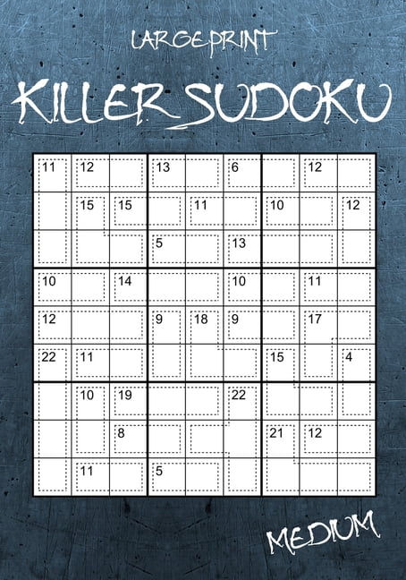 Large Print Medium Killer Sudoku : 100 Sumoku Puzzles - Sudoku Variety  Puzzle Book (Paperback) - Walmart.com