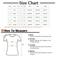 thumbnail image 3 of IROINNID Savings Women's Long Sleeve V-Neck Shirts Cool Shirts for Women Leisure V-Neck Three Quarter 3/4 Sleeve T Shirt Autumn Printing Blouse Tops Sweatshirt,Dark Blue, 3 of 6