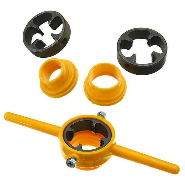 60 Degrees Tapered Pipe Thread Tap and Die Set Pipe Round Die Die Set Thread Maker Tool Pipe Round Die Set Pipe Threader Plumbing Tool