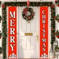 thumbnail image 3 of VerPetridure Christmas Curtain Decoration Christmas Decoration Curtain Creative Decoration Couplets Hanging Flags, 3 of 9