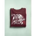 thumbnail image 3 of Krampus Santa Beer Naughty Christmas Men's Sweatshirt, 3 of 4