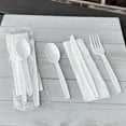 thumbnail image 5 of Boardwalk BWK4KITWHPS 4-Piece Mediumweight Polystyrene Cutlery Kit - White (250/Carton), 5 of 5