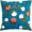 Blue Wildflower, variant on MOCOFO Canvas Embroidered Throw Pillow Cover with Flower Spring Embroidery Craft Modern Simple Sofa Office Pillow Pillow Case (Light Blue Tulip, 18x18’’)