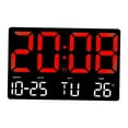 thumbnail image 4 of GUOOL Réveil Horloge Numérique Affichage LED Multifonctionnel Jauge de Température Enfants Rouge, 4 of 9
