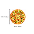 thumbnail image 2 of 1 juego de juguete de pizza de simulación, 2 of 3