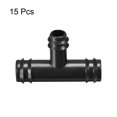 thumbnail image 2 of Conector de manguera en T de plástico Barb de 20mm O.D. Uxcell 15 unidades, 2 of 3