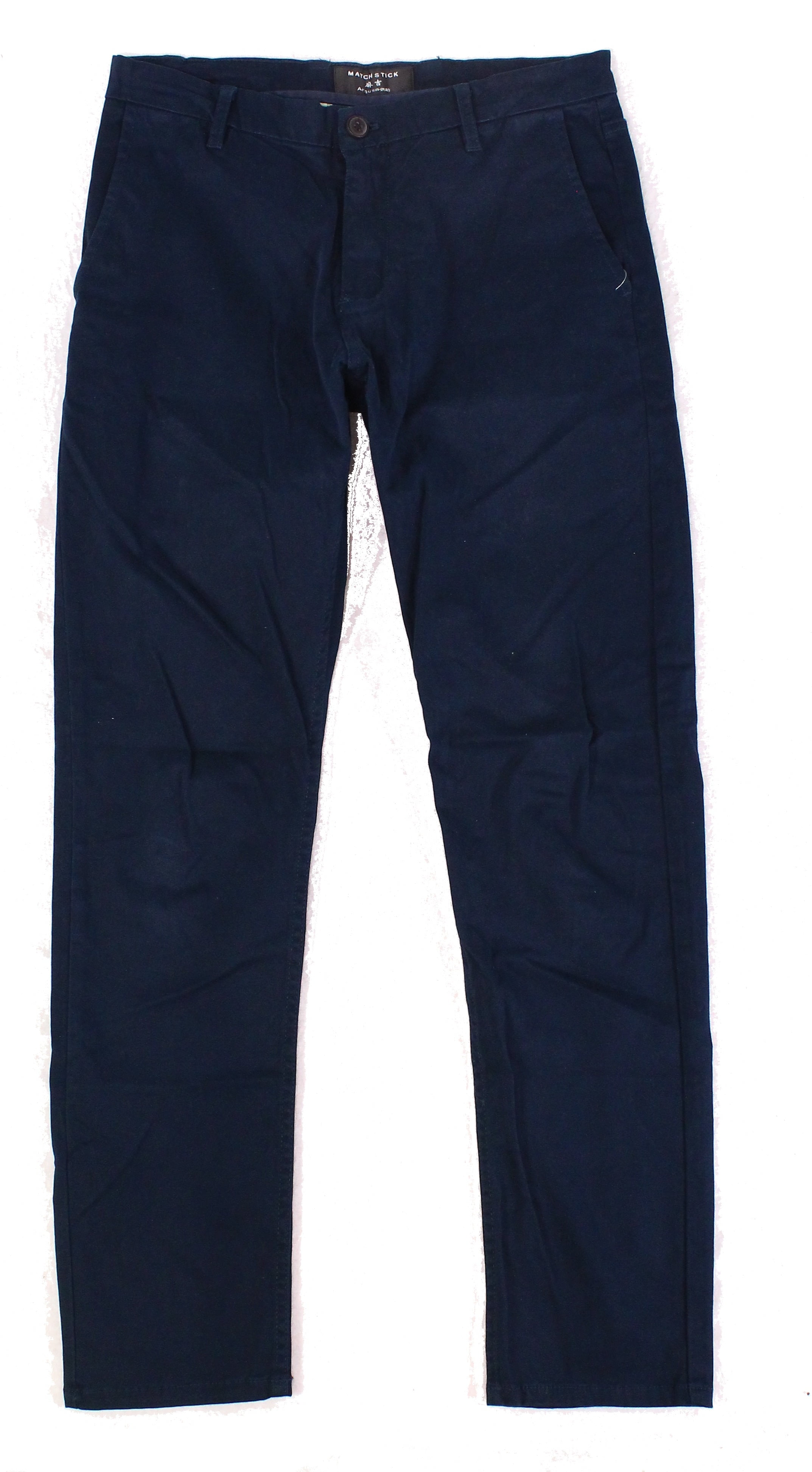 Match Stick Pants - Mens Pants Navy Small Tapered Relax Fitted S ...