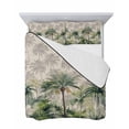 thumbnail image 7 of Summer Tropical Leaves Twin XL Size Down Alternative Comforter, Lightweight Comforter Quilt Bedding Set with Pillow Shams Green Palm Trees Botanical All Seasons Bed Comforter Duvet Insert 68"x98", 7 of 7