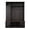 Black, variant on T-Foyer Farmhouse Black Hall Tree with 6 Hooks & 3 Cabinets, Wooden Rustic Entryway Organizer with Open Storage & Adjustable Shelves