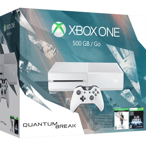 xbox one 500gb white console - special edition quantum break