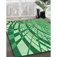 thumbnail image 2 of Ahgly Company Indoor Rectangle Patterned Algae Green Area Rugs, 5' x 7', 2 of 6