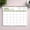 white B, variant on 18 Month English Wall Calendar July 2026 To December 2027, Large Blank Date Block Spiral Hanging Monthly Planner With Thick Ink Resistant Paper For Daily Schedule Organizer(B)