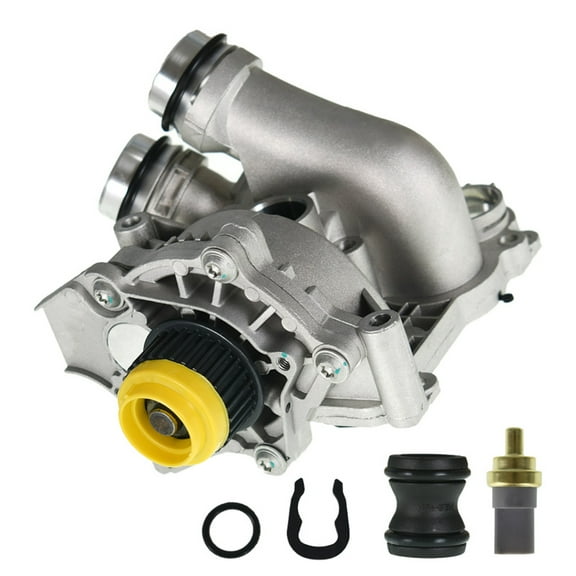 Engine Water Pump Fits for Audi A3 A4 A5 A6 Q3 Q5 S3 TT 2007-2015 Water Pump Replacement for Volkswagen Jetta Passat CC 2006 2007 2008 2009 2010 2011 2012 2013 2014 2015 Replaces 06H121026T