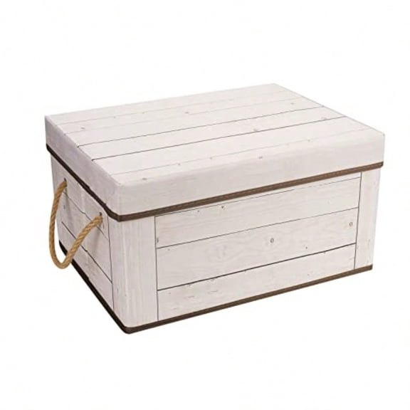 Memory Box for Keepsake Decorative Storage Box with Lids and Handles - L15.7 x W11.8 x H7.9 In Not Made of Wood