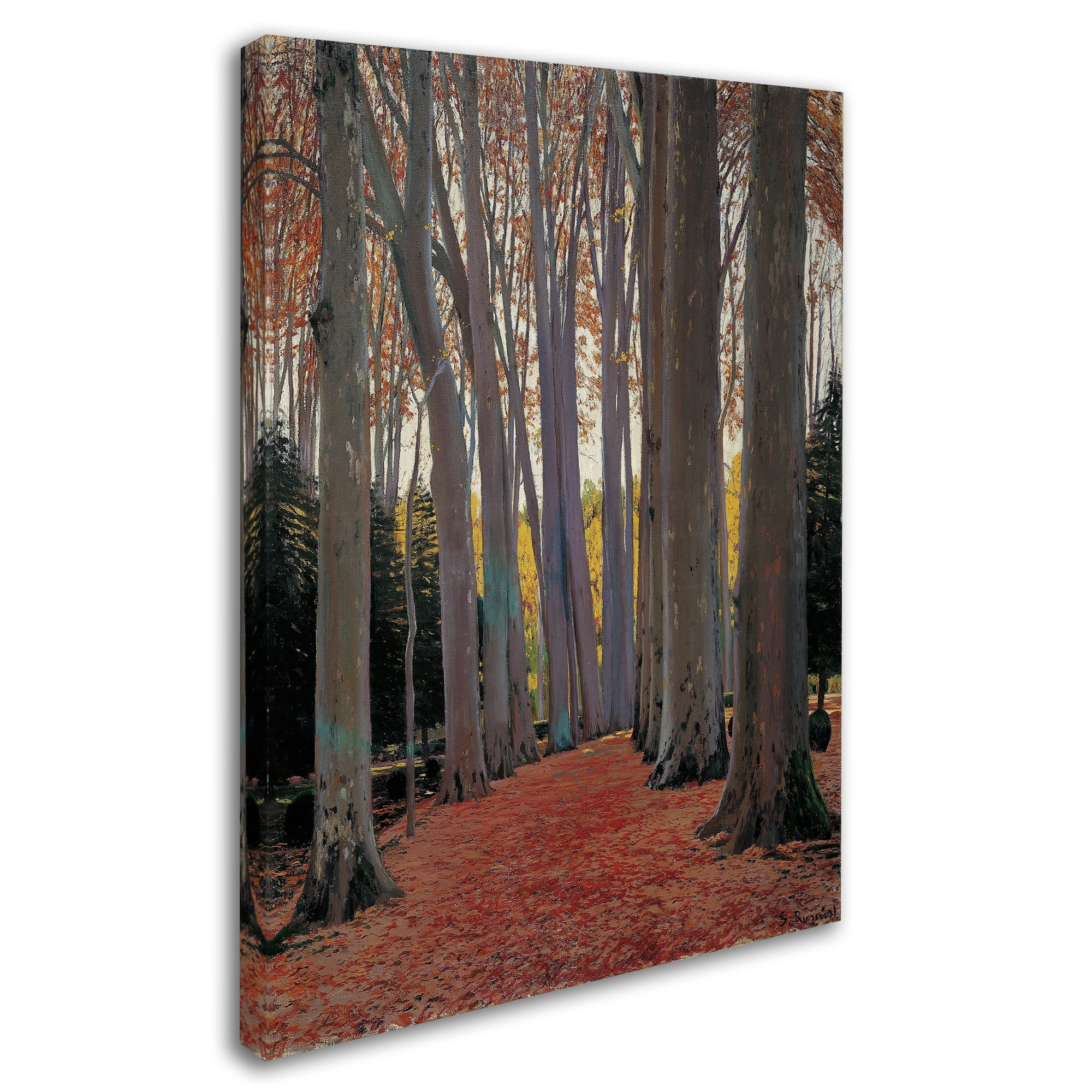 Santiago Rusinol 'Avenue Of The Trees' Canvas Art