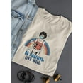 thumbnail image 3 of Be Positive Live Well Groovy T-Shirt Women -Image by Shutterstock, Female XX-Large, 3 of 4