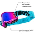thumbnail image 2 of 100% Accuri 2 Goggles - Eyewear for Motocross & Mountain Biking - Goggles for Dirt Bikes, Motorcycles & Bike Sports - Black, Clear Lens, 2 of 7