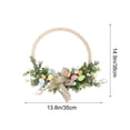 thumbnail image 3 of Plastic Easter Egg Wreath, Spring Simulation Door Hanging With Invisible Hanging Rope, for Holiday Home Decoration, Multi-color, 3 of 6