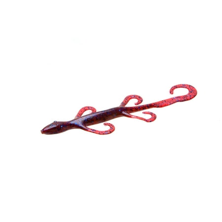 Zoom Lizard Fishing Bait Plum 6" 9-pack