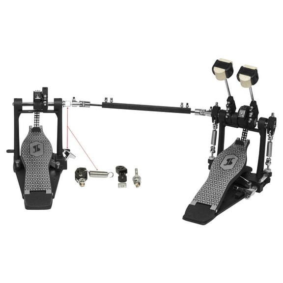 Stagg PPD-52 52 Series 4-Way Beater Double Bass Drum Pedal with Double Chain