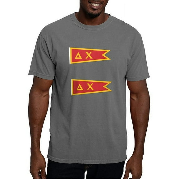 CafePress - Delta Chi Flag T Shirt - Mens Comfort Colors Shirt