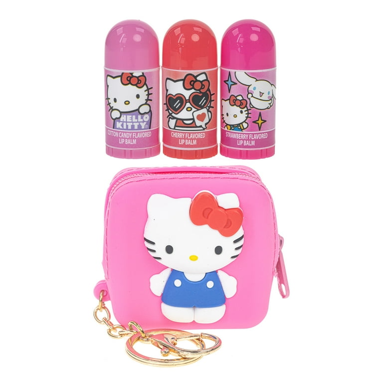 Hello Kitty & Friends 3-Pack Lip Balm Set, Hello Kitty Silicone