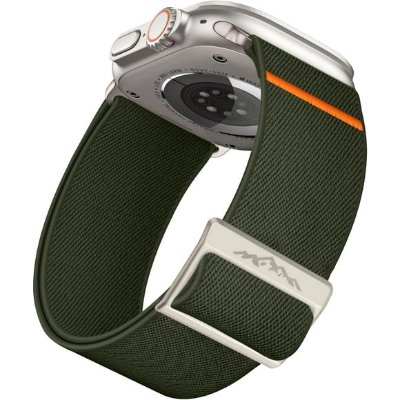 shiyou-Nylon Sport Bands Compatible with Apple Watch Ultra/Ultra 2 Band 49mm 45mm 44mm 42mm(S1/2/3), Adjustable Lightweight Stretchy Solo Loop Strap for iWatch Ultra1/2 10/9/8/7/6/5/4/3/2/1 Men Women