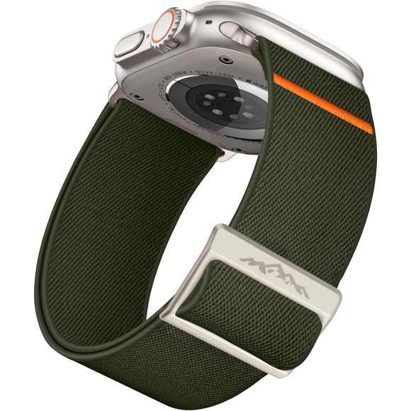 shiyou-Nylon Sport Bands Compatible with Apple Watch Ultra/Ultra 2 Band 49mm 45mm 44mm 42mm(S1/2/3), Adjustable Lightweight Stretchy Solo Loop Strap for iWatch Ultra1/2 10/9/8/7/6/5/4/3/2/1 Men Women