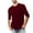 Red, variant on Short Sleeve Shirts for Men Casual Fitness Home Wear Pajamas Solid Color T-shirt Sports Shirt