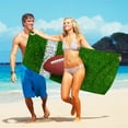 thumbnail image 6 of Taicans Microfiber Football Beach Towel,Beach Towel Oversized,Thin Lightweight Extra Large Absorbent Quick Dry Sand Free Cool Hawaiian Print Summer Football Baseball Soccer 29.5x59 in B, 6 of 8
