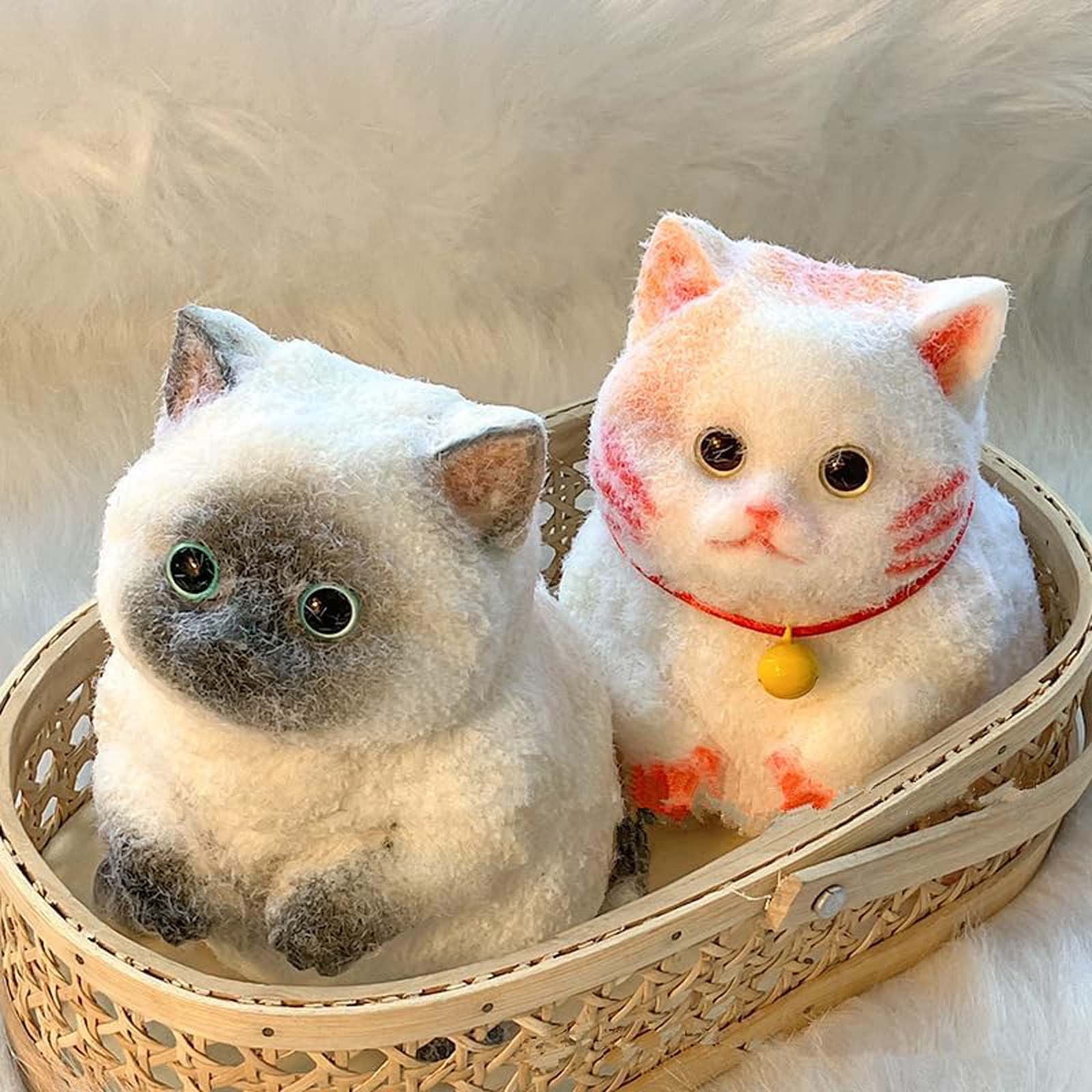 Vggrvlo Toys Savings Stress Fidget Toys Kawaii Cat for Stress Autistic ADHD Squeeze Ball Sensory Toys Birthday Gifts