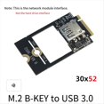 thumbnail image 2 of Placa Adaptadora M.2 B-KEY A USB 3.0. Tarjeta de Red M.2 B Key WWAN 4G A USB 3.0 de 5 Gbps para 3042 y 3052., 2 of 5
