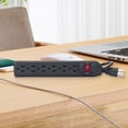 thumbnail image 1 of BELOVING 6 Outlet Power Strip Portable Overload Protection for Commercial Home Office 100cm, 1 of 10