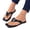 Black, variant on Flip Flops for Women Casual Beach Square Split Open Toe Slides Summer Comfortable Beach Indoor Outdoor Walking Thong Sandal Red 39(US-7.5)