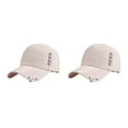 thumbnail image 3 of Thinsony Breathable Fabric Sweat-absorbing Cap With Rings For Comfortable Fit All Day Ring Baseball Cap Hat Wide Application Pink 2Set, 3 of 6