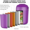 thumbnail image 6 of DaCool Kids Insulated Lunch Containers for Hot Food 16 oz with Handle Spoon Insulated Food Jar for Hot Food Soup Leakproof Vacuum Stainless Steel Lunch Box Hot Food Jar for Girls Kids School, Purple, 6 of 7