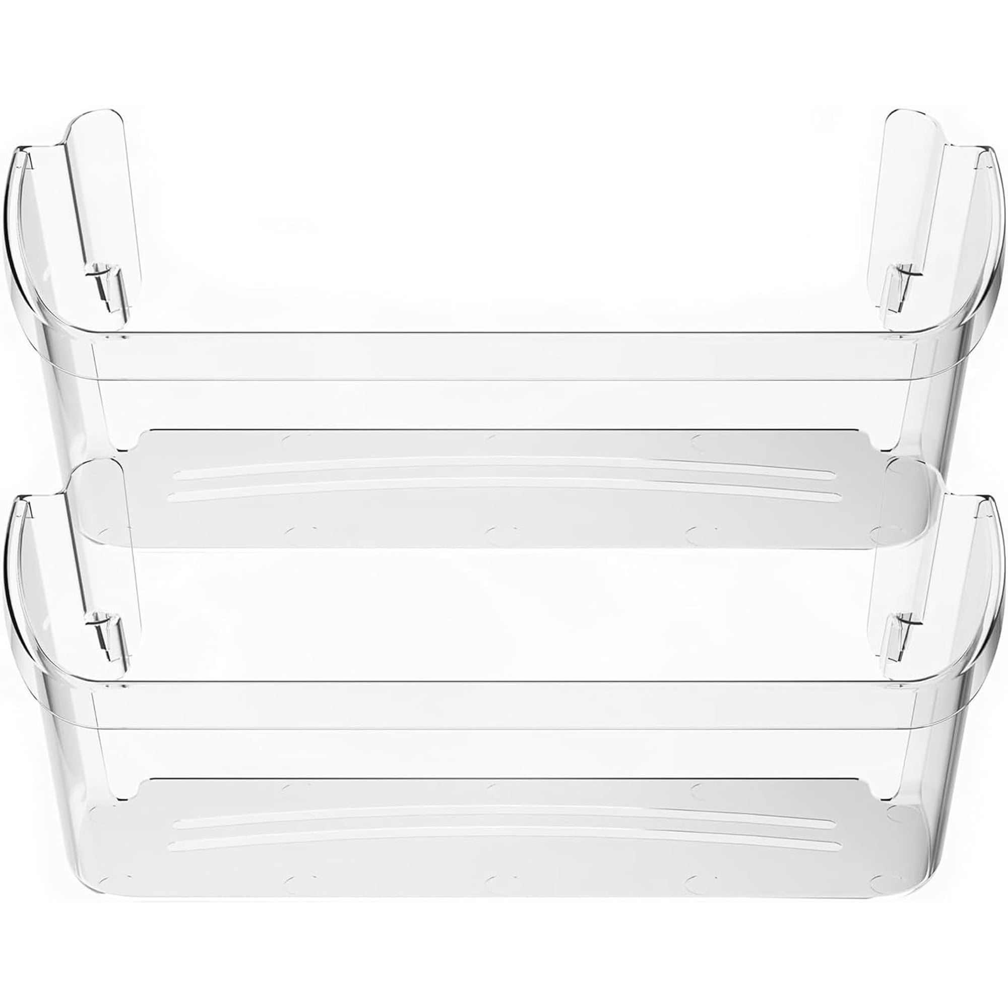 [2 PACK] UPGRADED 242126602 Refrigerator Door Bin Shelf Replacement For Frigidaire Door Shelf Replacement -LFSS2612TF0 Frigidaire Door Bin Bottom Shelf Parts 2421266