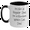 White/Black, variant on Funny Russian White Cat Dad Two Tone Coffee Mug, Gifts from Men for Mother's Day, 11oz Ceramic Mug for Russian White Cat Enthusiasts