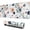 Pioneer Flower Floral, variant on Long Mouse Pads for Desk,Pioneer Flower Floral Print Pattern Desk Mats on Top Of Desks, Desk Mouse Pad Extra Large with 3mm Non-Slip Base and Stitched Edge for Gaming,Office,Work,Home 31.5"x11.8"