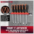 thumbnail image 7 of Plastic Wrench Organizer Rail Rack For Wall Mounting In Workshops And Garages, 7 of 7