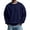 Navy, variant on Delconic Men's Sweatshirts Soft Long Sleeve Crewneck Sweatshirt Midweight Fleece Sweat Shirt Breathable Pullover Sweater S-3XL Blue L