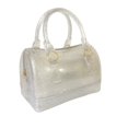 thumbnail image 1 of MIFORINES Bolso de mano con asa superior en forma de almohada de gelatina de verano para mujer, bolso de cristal transparente de Color caramelo, 1 of 5